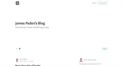 Desktop Screenshot of jamespaden.com