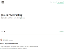 Tablet Screenshot of jamespaden.com